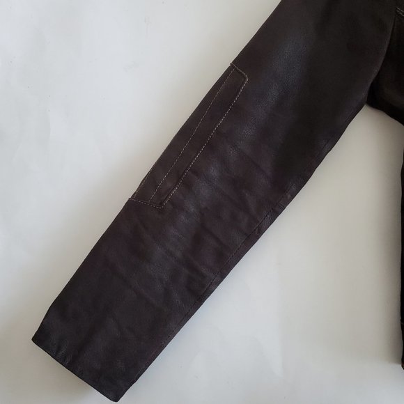 Danier Women's Leather Jacket with Thinsulate Lining, Brown, S - Picture 8 of 13